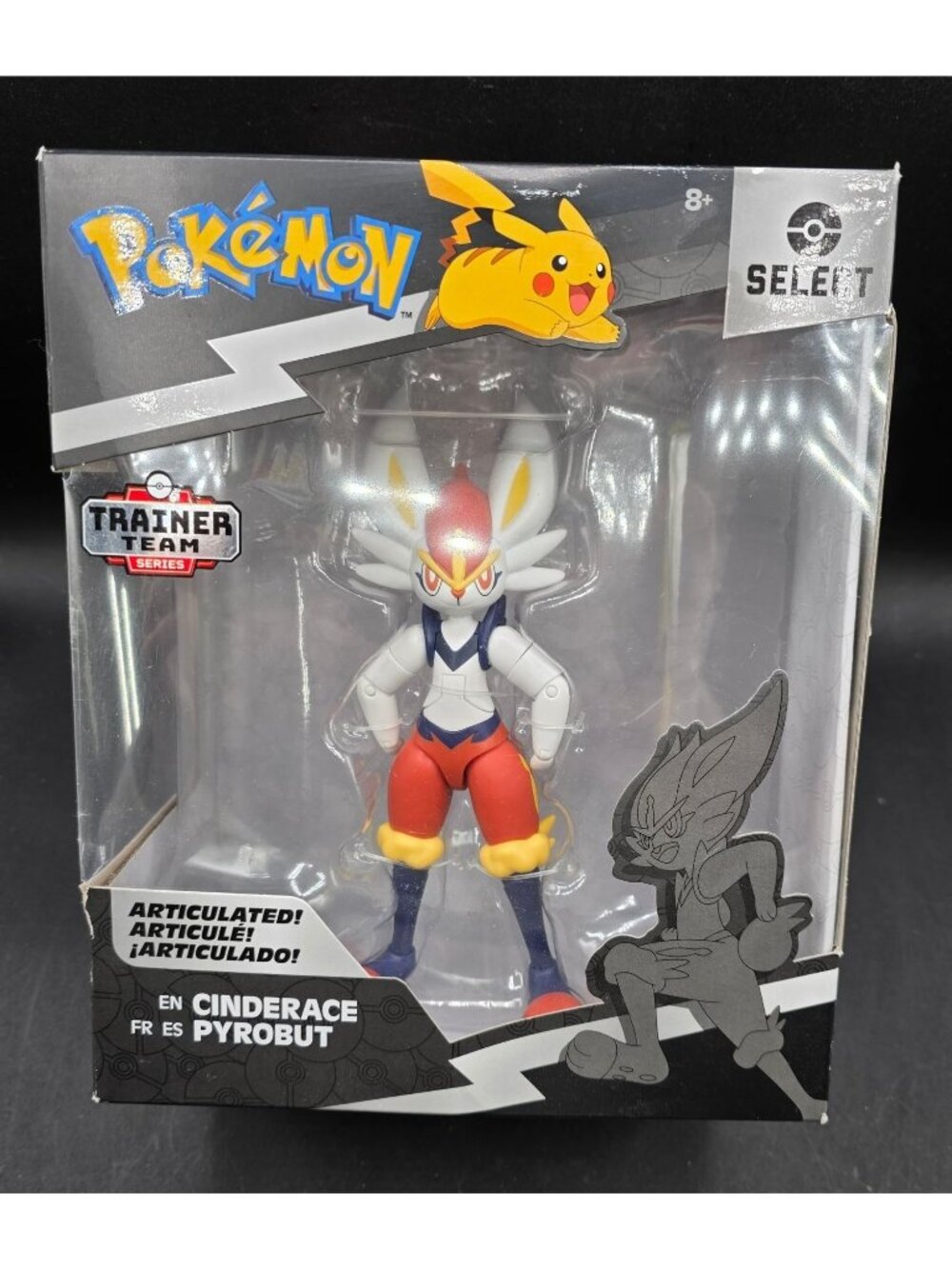 Pokémon Cinderace Action Figure Trainer Team Series 9 Articulated New
